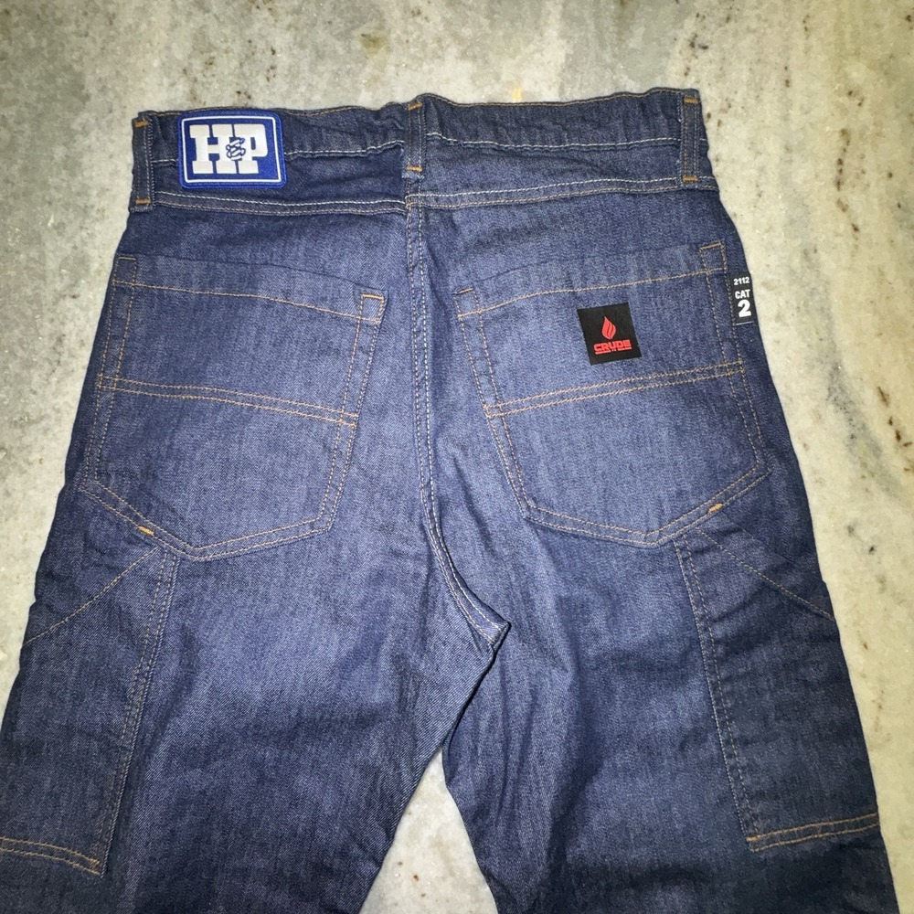 NWOT Crude FR 30x32 Straight Leg Jeans Workwear CAT 2 Fire Resistant